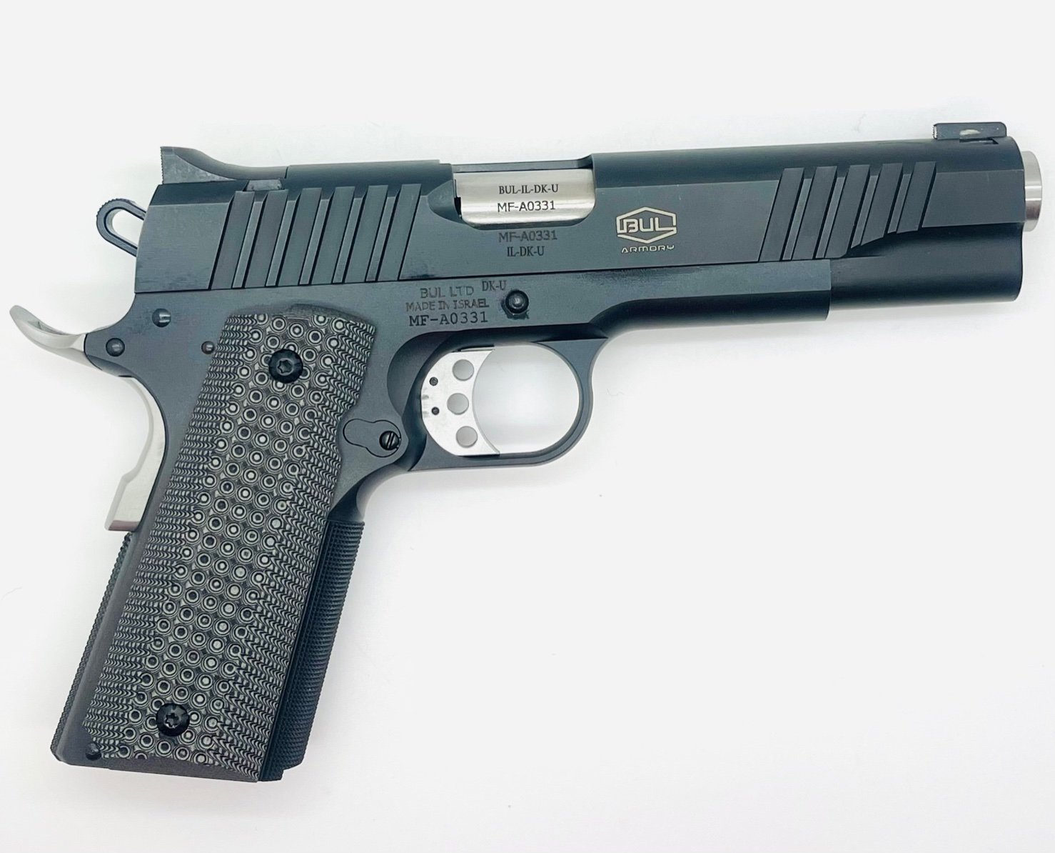 Bul 1911 Government Black 9mm Bul 1911 Zero Mike Armory 7652