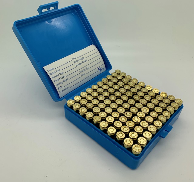 Dillon Ammunitions box, 9mm, (100 stk.)