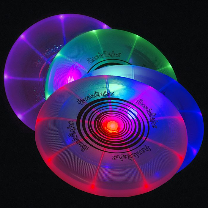 Flashflight® LED LightUp Flying Disc DiscO Fritidsaktiviteter